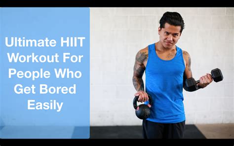 Ultimate HIIT Workout For People Who Get Bored Easily Quick Sweat Fat