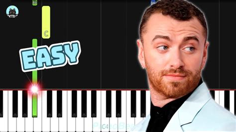 Sam Smith Love Me More EASY Piano Tutorial Sheet Music YouTube