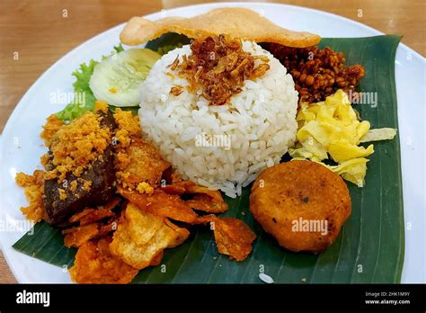 Nasi Ulam, Ulam Rice, Traditional Food of Indonesia Stock Photo - Alamy