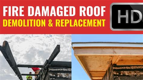 Fire Damaged Roof Repair And Replacement All About Roofing LLC