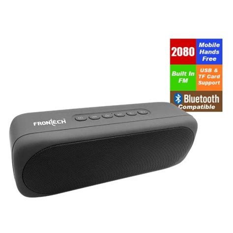 Black Frontech SW 0005 Wireless Bluetooth Speaker At Rs 1350 Piece In