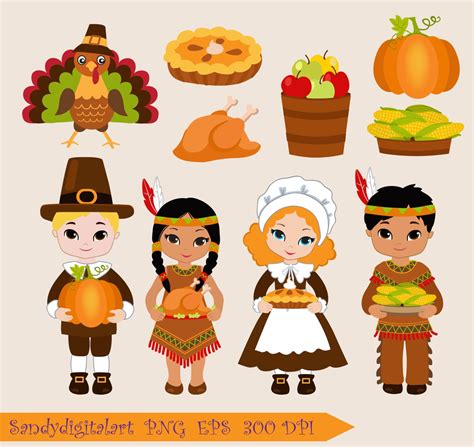 Pilgrim Thanksgiving Clipart Clip Art Library Cliparting | The Best ...