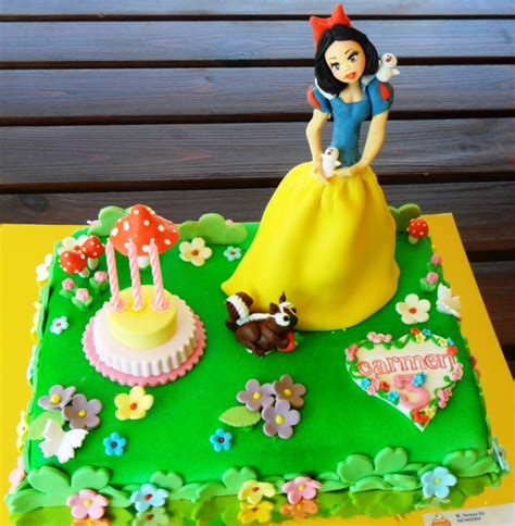 Tartas Artisticas Tarta Blancanieves