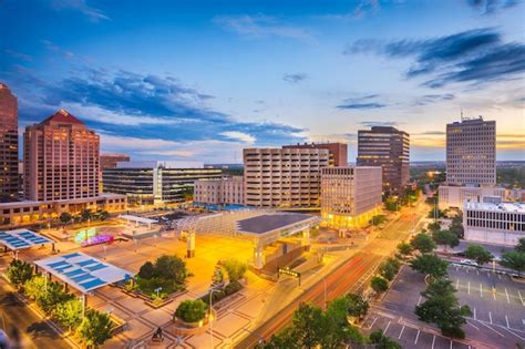 Paisaje urbano de albuquerque nuevo méxico ee uu Foto Premium