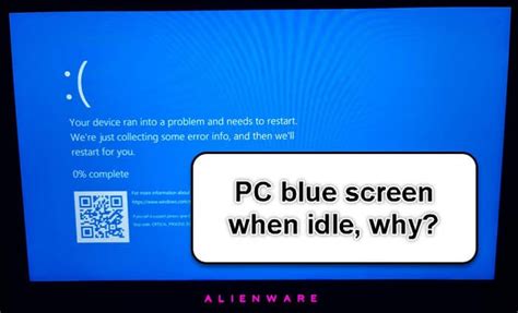 Windows Computer Blue Screen When Idle Fix