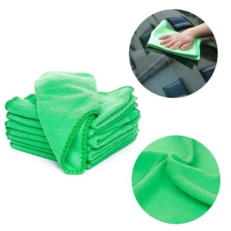 Pcs Microfiber Towel Wash Cleaning Cloth Kitchen Towels Car Detailing