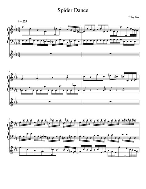 Undertale Spider Dance Sheet Music For Piano Download Free In Pdf Or Midi