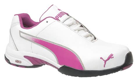 PUMA SAFETY SHOES Athletic Shoe, 6, C, Women's, White, Steel Toe Type, 1 PR - 52HA53|642805-6 ...