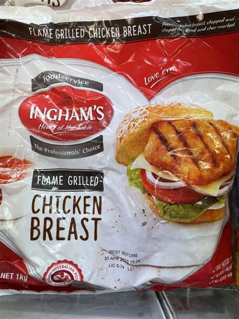 Inghams Chicken Breast Fillets Flame Grilled Kg Robbos Chicken N Meat