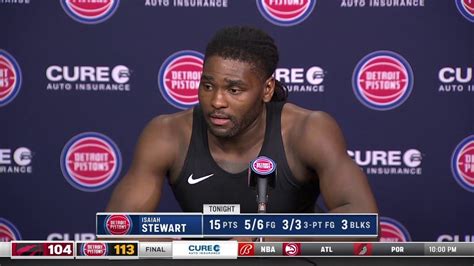 Pistons LIVE 3.13.24: Isaiah Stewart – MotownPistons.com