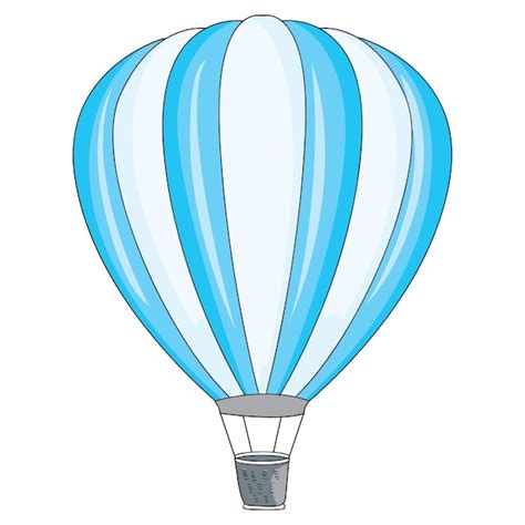 Premium Vector Air Ballon Isolated On White Background