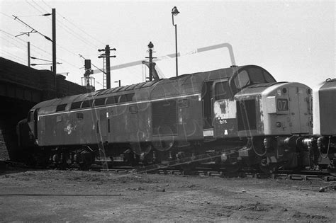 British Railway Photographs Class 40 Mono Ttp342 Edge Hill 1969