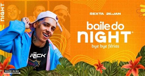 Baile Do Night Apresenta Mc Rick Em Belo Horizonte Sympla