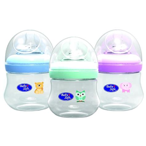 Jual Baby Safe Wide Neck Bottle 125 Ml Set WNS01 Isi 3 Botol Wide Neck