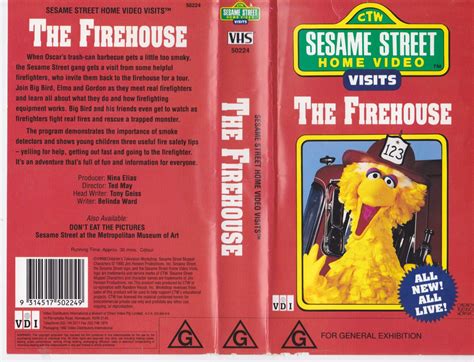 Sesame Street The Firehouse Vhs Video Pal A Rare Find Ebay