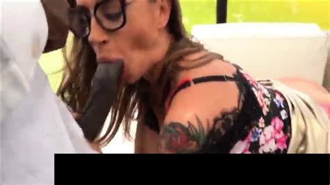 BLONDE DEVOURING BLACK DICK