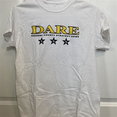 Dare Straight Edge Shirt Size Small From 2021 Tour Depop