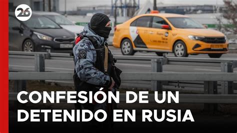 Un detenido confesó que ayudó a los ejecutores de la masacre en Rusia