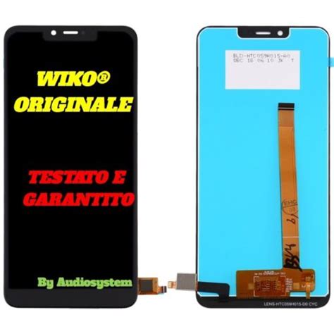 DISPLAY TOUCH SCREEN WIKO VIEW 2 PLUS W P210 VIEW 2 GO W P220 SCHERMO