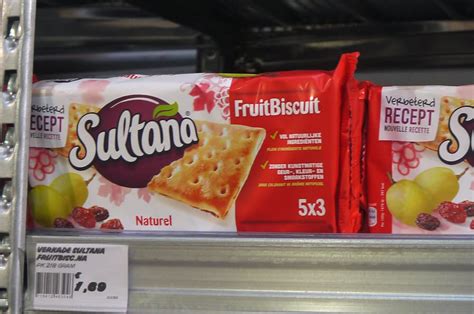 Sultana Fruitbiscuit Naturel 218 Gr Landmarkt