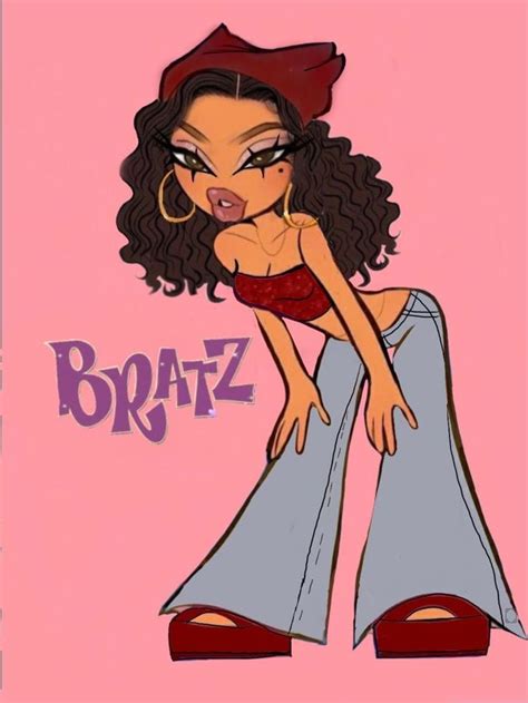 Black Bratz Doll With Curly Hair