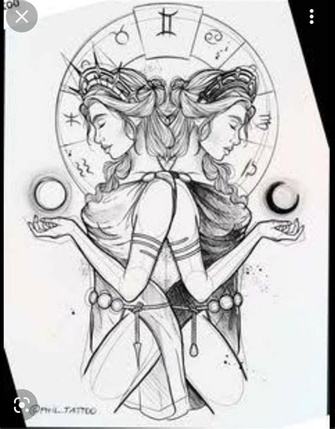 Pin By Jean Nadaletto On Abencoada In Gemini Tattoo Gemini Art