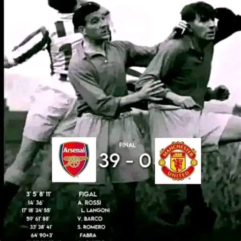 On This Day Arsenal Beat Manchester United Pass It On