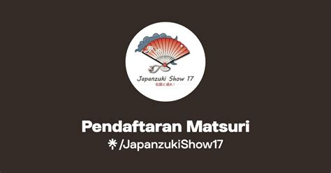 Pendaftaran Matsuri Instagram Linktree