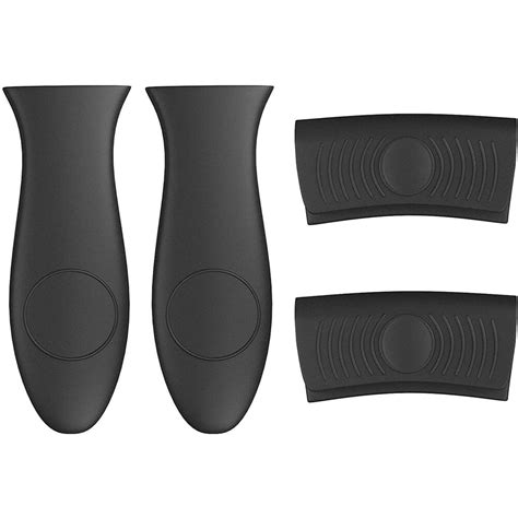 Amazon 4 Pack Silicone Hot Skillet Handle Holder And Pot Holders Cover Sleeve Heat