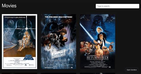 Movieapp Codesandbox