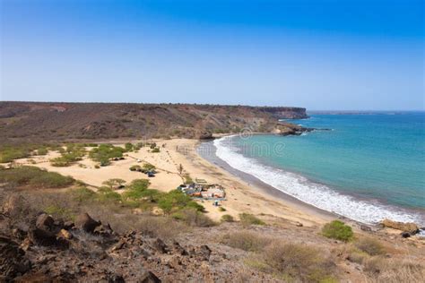 Sao Francisco Beach in Santiago in Cape Verde - Cabo Verde Stock Photo ...