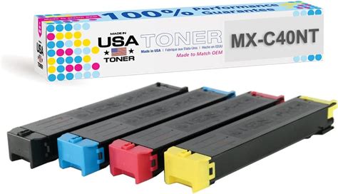 Amazon MADE IN USA TONER Compatible Replacement For Sharp MXC40NT