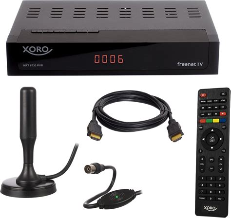 HB DIGITAL DVB-T/T2 Set: Xoro HRT 8730 DVB-T/T2 Receiver + Xoro HAN 100 ...