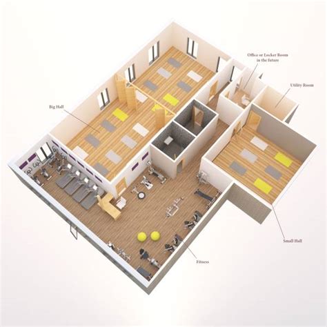 Design Project For Wellness Center Floor Plan In United States Arcbazar