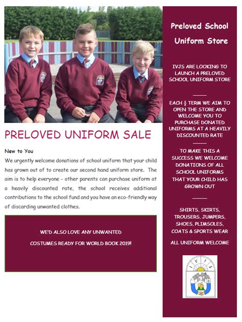 Pre Loved Uniform Shop The Iver Village Junior School