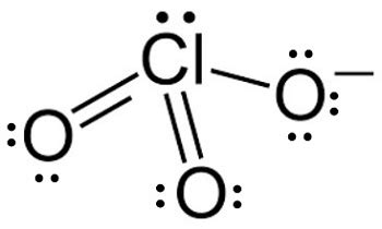 What is chlorate's Lewis structure? | Homework.Study.com