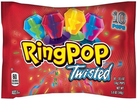 Twisted Ring Pops Variety Pack 10 Count Bag Of