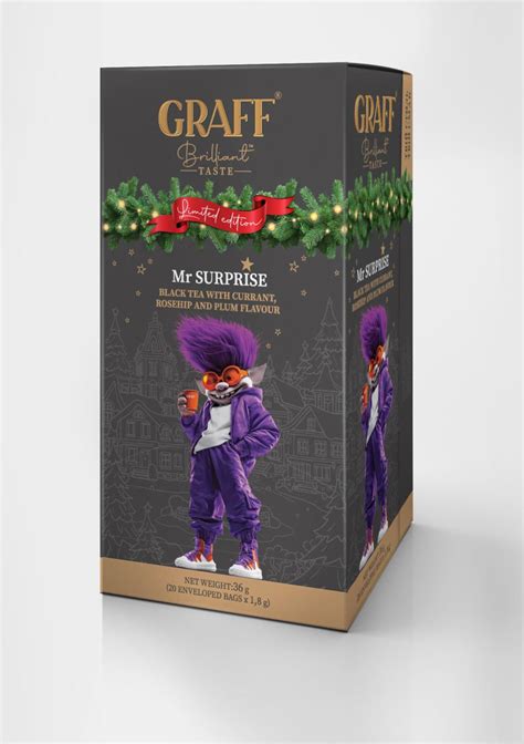 Чай черный байховый со смородиным шиповником и ароматом сливы GRAFF Mr ...