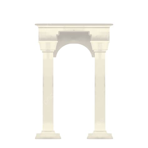 White Arch Building White Arch Building Png Transparent Clipart