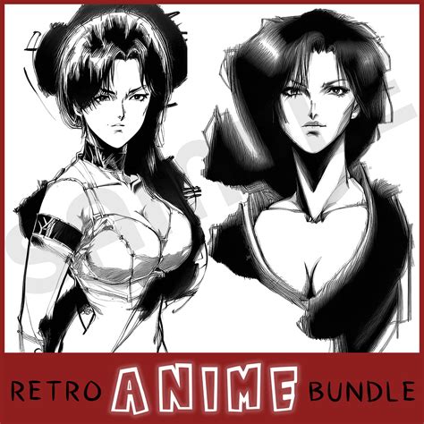 10 Retro Anime Female Characters - MasterBundles