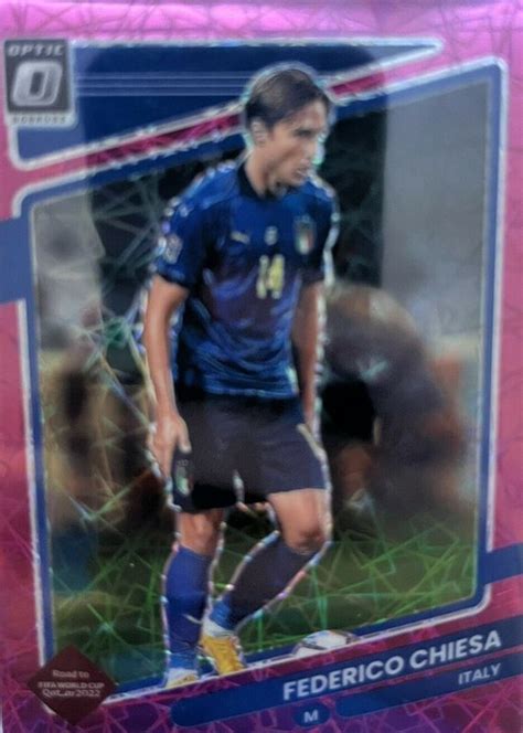 Federico Chiesa 2021 Donruss Optic Pink Velocity 82 Price Guide