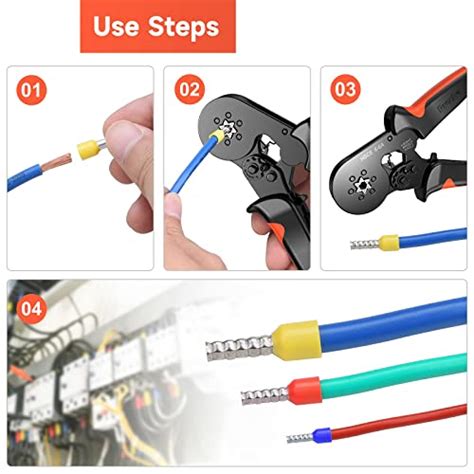 Ferrule Crimping Tool Preciva Hexagonal Sawtooth Self Adjustable