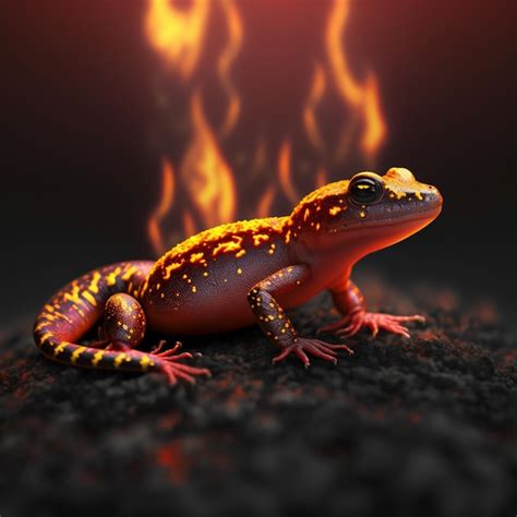 Premium Ai Image There Is A Small Lizard That Is Sitting On A Rock