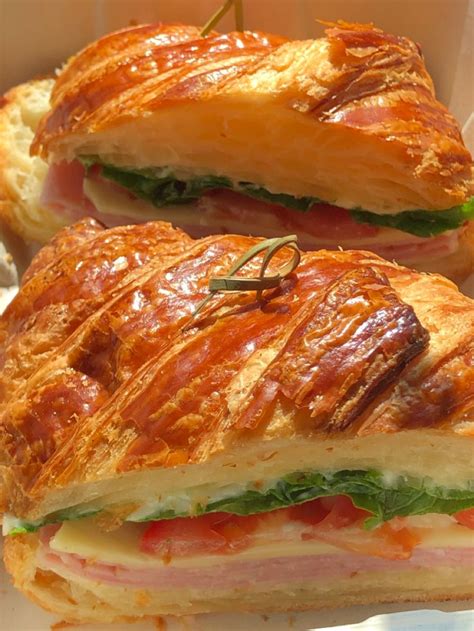 Delicious Croissant Sandwiches