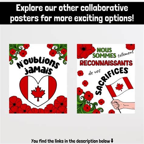 Remembrance day canada collaborative poster, Art project, Coloring ...