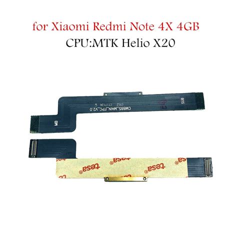 For Xiaomi Redmi Note 4x 4gb Mtk Mainboard Flex Cable Main Board Motherboard Connect Lcd Ribbon