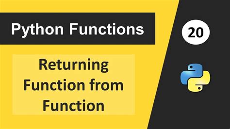 Returning Function From Function Python Tutorial For Beginners In Hindi Youtube