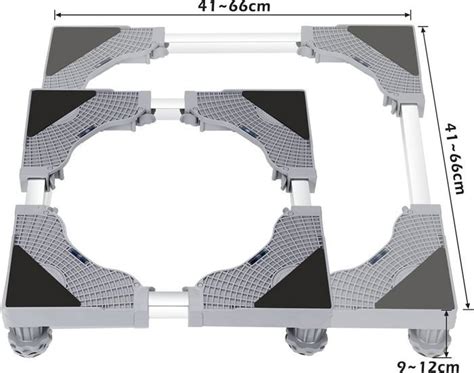 Base De Réfrigérateur Machine à Laver Réglable Pour Sèche Linge