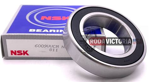 NSK JAPAN 6009 VV CM Deep Groove Radial Ball Bearing 45x75x16mm