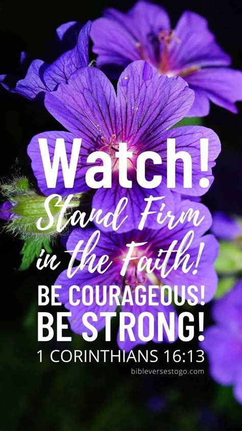 Purple N Blue 1 Corinthians 1613 Encouraging Bible Verses